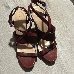 Cole Haan Women's Burgundy Sandals